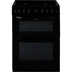 Belling FSG60TC 60cm Freestanding Gas Twin Cavity Cooker in Black